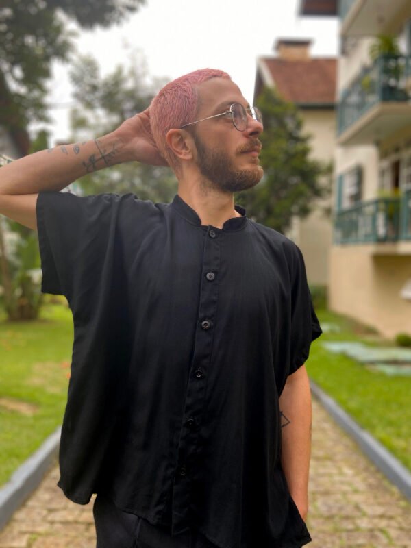 camisa levíssima em viscose - Imagem 2