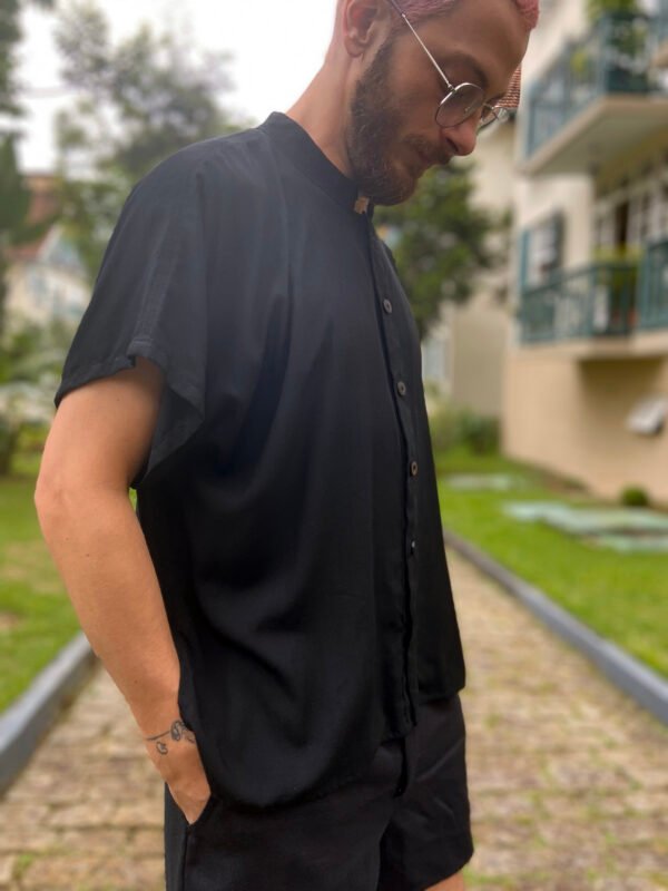 camisa levíssima em viscose - Imagem 5